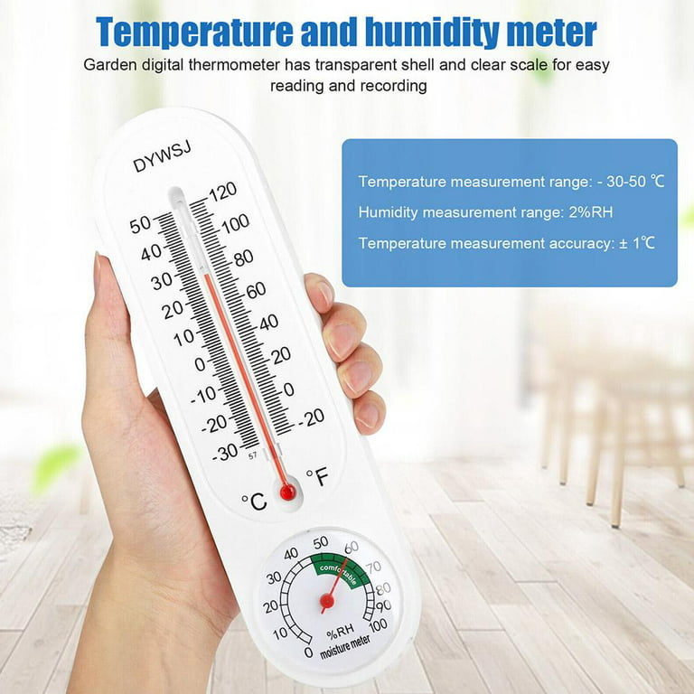 Bluetooth Hygrometer Room Thermometer, for Home with Remote Temperature and Humidity Monitor & Smart App, Size: 1 PC, White