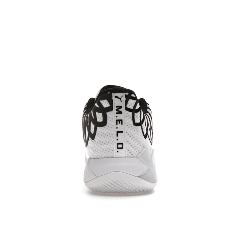 Puma Men's LaMelo Ball MB.01 Lo White Black Basketball Shoes, from