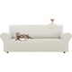 thumbnail image 1 of Nvzi Stretch Loveseat Sofa Slipcovers 1 Piece Couch Covers for Sofa Furniture Protector Full Sofa Covers with Elastic Bottom for Kids and Dog (Medium,White), 1 of 4