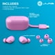thumbnail image 4 of JLab Go Air Pop True Wireless Bluetooth Earbuds & Charging Case - Pink, Dual Connect, IPX4 Sweat Resistance, Bluetooth 5 Connection, 3 EQ Sound Settings Signature, Balanced, Bass Boost, 4 of 5