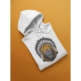 thumbnail image 3 of Gorilla With Aztec Headdress Hoodie Men -Image by Shutterstock, Male Small, 3 of 4