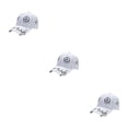 thumbnail image 4 of Jumpingount Gorra de béisbol ajustable con estilo para el verano y sombreros de protección solar para mujeres gorras de béisbol anillos blancos Type1 NO1, 4 of 6