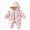 A37-Pink, variant on Newborn Baby Boy Fall Winter Clothes Infant Romper Jumpsuit 18-24 Months