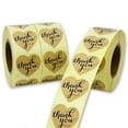 thumbnail image 3 of HEALEEP Etiquetas Decorativas Kraft Con Texto Gracias Para Embalaje Y Proyectos Creativos, 3 of 7