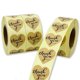 thumbnail image 3 of YSNOOWE Pegatinas Adhesivas Thank You Color Marrón Claro Para Decorar Bolsas Y Regalos En Festividades, 3 of 8