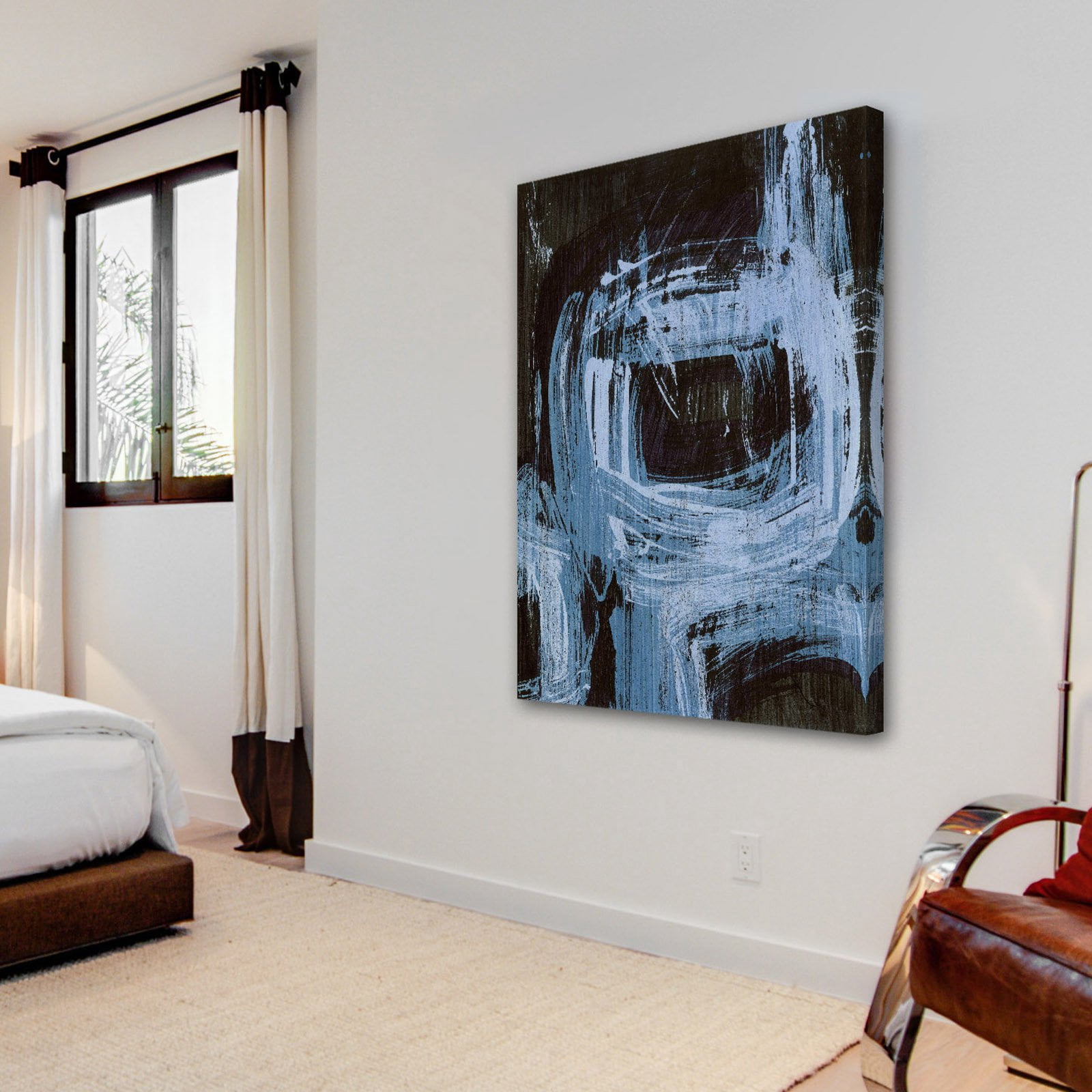 Marmont Hill Sapphire Windows II Painting on Wrapped Canvas