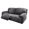thumbnail image 1 of Funda ULTICOR para sofá reclinable extra ancho de 2 plazas, de terciopelo, 1 of 7
