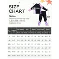 thumbnail image 6 of Happy Cherry Girls Two Piece Swimsuit Long Sleeve Rash Guard zipper front Bathing Suit Athletic Surf Swimsuit Spring Quick Dry Swimwear Summer Beach Swimming Clothing 7-8 Y, 6 of 6
