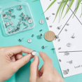 thumbnail image 4 of 304 Stainless Steel 38sets 3 Sizes 6/8/10mm Tray Earring Bezel 304 Stainless Steel Stud Earring Setting 0.6mm Pin Earring Blank Bezel Tray for Jewelry Making Stainless Steel Color, 4 of 6