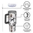thumbnail image 4 of OBREWU Schnauzer Dogs Tumbler with Handle and Lid,Schnauzer Dogs 40oz Double Wall Vacuum Insulated Tumbler,Cups Gift for Women and Men, 4 of 7