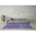 thumbnail image 3 of Ahgly Company Indoor Rectangle Persian Blue Traditional Area Rugs, 7' x 9', 3 of 4