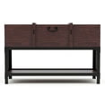 thumbnail image 2 of 24/7 Shop At Home Alba Wood Lift Top Console Table in Vintage Walnut, 2 of 7