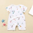 thumbnail image 4 of Gerichy Toddler Romper Baby Boy One-Piece Infant Girl Cotton for 0-24 Months Newborn Short Sleeve Summer Clothes, 4 of 4
