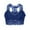 Blue, variant on Black Sports Bra Women Sexy Women Plus Size Vest Crop Wire Free Bra Lace Lingerie Sexy V-Neck Underwear Black Bra Push Up Plus Size Ribbed Sports Bras for Women Wide Strap Bras