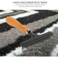 thumbnail image 4 of Hand Held Carpet Rake and Groomer - Portable Shag Rug Hair Cleaner - Suitable for Carpet Undercoat Comb, 4 of 8