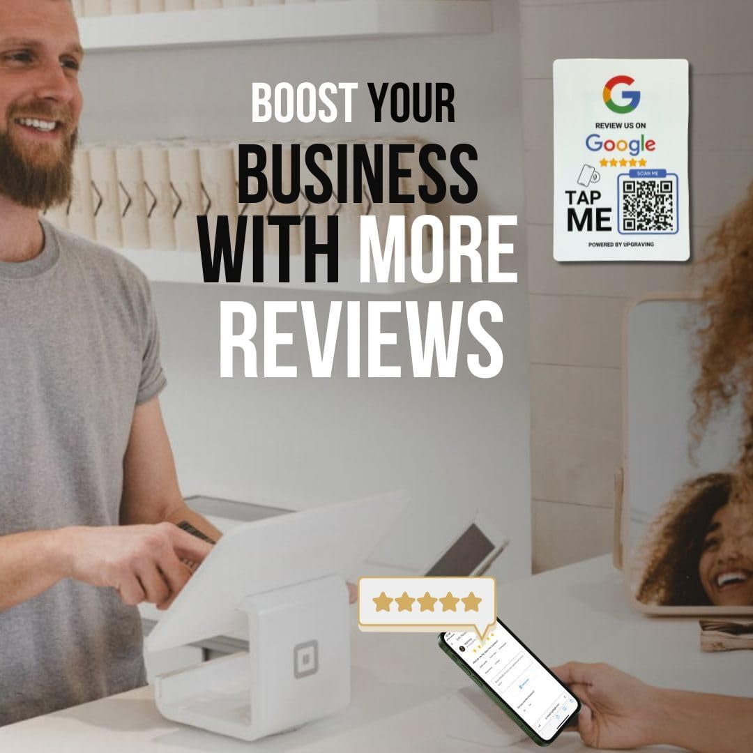 Upgraving Boost Reviews with Reusable QR NFC Tap Stickers (3 Pack)