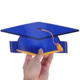 thumbnail image 3 of LOLIPPYY 36Ud Sombreros De Papel Para Graduación Azul Resistente Ideal Para Fiestas Y, 3 of 6