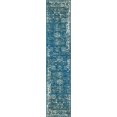 thumbnail image 5 of Unique Loom 3141402 2 ft. x 9 ft. 10 in. Casino Sofia Runner Rug, Blue, 5 of 5