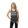 thumbnail image 2 of It's Merica Time Women's Fashion Sleeveless Flowy Racerback Tank Top Charcoal Grey Small, 2 of 5