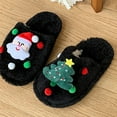 thumbnail image 5 of REDARER Kids Christmas Slippers Santa Design, Cozy Fleece Lined Indoor Shoes for Boys and Girls, Warm Non-Slip House Slippers,Size:8-9 Years, 5 of 7