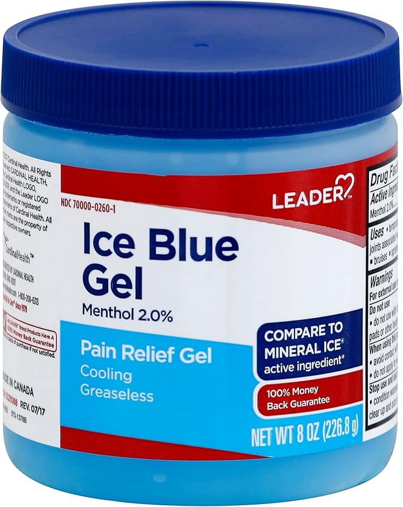 Ice Storm Fast Pain Relief Gel - 16oz Pump Bottle, Instant Cooling With Menthol & Arnica, Lasts Up To 6 Hours