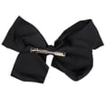 thumbnail image 2 of Motique Accessories 8 inch Grosgrain Hair Bow for Women and Girls (Black), 2 of 4