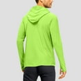thumbnail image 5 of Dagegui Sun Shirts Mens Tops UPF 50+ UV Protection Hoodies Long Sleeve Lightweight Summer Hiking Fishing Cycling Tops Green XL, 5 of 6