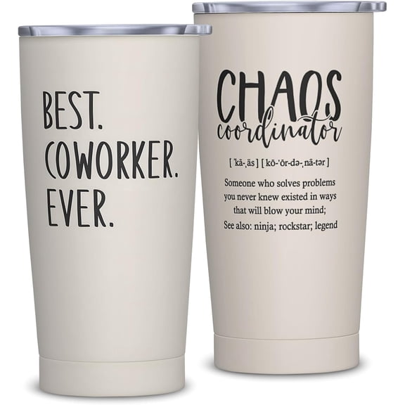Gifts for Coworkers, Coworker Gifts for Women Men, Thank You Gift for Coworkers, Birthday Gift for Coworker, Co worker Appreciation Tumbler 20oz