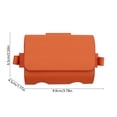 thumbnail image 3 of Leather Golf Waist Pack with Belt Clip - PU Storage Bag for Golf Balls, Tees, Scorecards & Accessories, 3 of 6