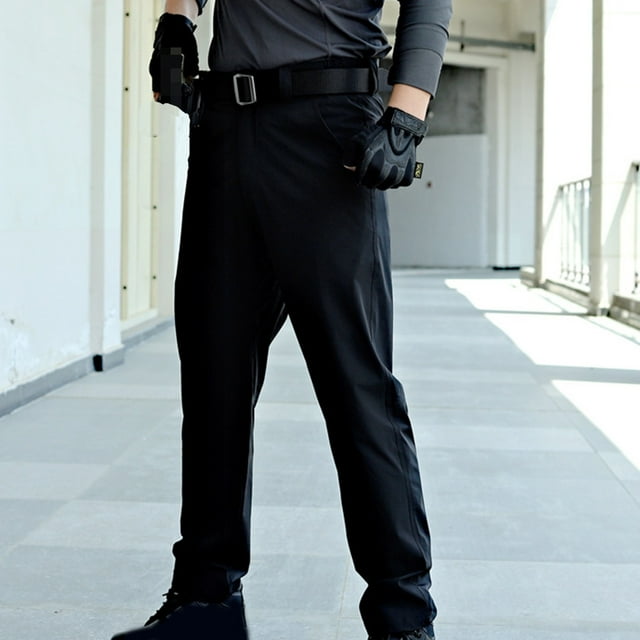 LOVZFMLL Pantalon Homme Mode Séchage Solide Multifonctionnel Pantalon de Travail
