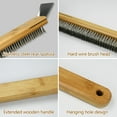 thumbnail image 6 of AOOOWER Pizza Oven Brush with Scraper Stainless Bristles Pizza Brush for Pizza Oven, Pizza Stone Brush, Pizza Oven Clean Brush, 6 of 6
