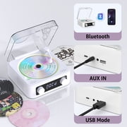 Udreamer Portable CD Players for Home Stereos, Home CD player Portable,CD player with Bluetooth,FM,Stereo Speakers | Lighting