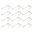 thumbnail image 1 of Wosthever 12 unids/set soporte fuerte capacidad elegante para ganchos multiusos ganchos individuales ganchos de puerta Decoración del hogar Tipo 1 5mm, 1 of 6