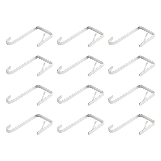 Wosthever 12 unids/set soporte fuerte capacidad elegante para ganchos multiusos ganchos individuales ganchos de puerta Decoración del hogar Tipo 1 5mm