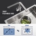 thumbnail image 4 of Robinet de Cuisine, Robinet de Cuisine Haute Pression avec Tête de Pulvérisation, Extensible, Levier Unique pour Mixeur de Cuisine avec 2 Types de Jets, Robinet d'Évier de Cuisine, 4 of 5