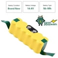 thumbnail image 2 of 1 Pack Replacement for iRobot Roomba Battery 500 Series, 3800mAh 14.4V Ni-MH Compatible with R3 500, 2 of 7
