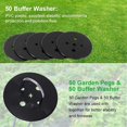 thumbnail image 4 of Juego de 50 Tarusi pentru gradina, Jormftte, 15 cm/2,5 cm, Argintiu/Negro, 4 of 6