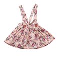 thumbnail image 3 of Vêtements Sans Manches à Imprimé Floral pour Filles Bébés Enfants Robe Tutu à Bretelles 0-4 Ans, 3 of 5