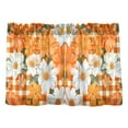 thumbnail image 7 of Yayeee Kitchen Curtains Tier Pair Light Filtering 27"x24" Rod Pocket Short Cafe Window Panel, Sunny Floral, 7 of 7