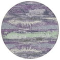 thumbnail image 2 of Addison Rugs Chantille Indoor/Outdoor Transitional Geometric, Abstract Purple Washable Round Rug, 8' x 8', 2 of 6
