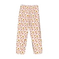 thumbnail image 3 of Lsque 70s Retro Flowers Print Men's Pajama Pants, Lounge Pant - Comfortable Home Wear,Elastic Waistband, Stylish Design-Medium, 3 of 9