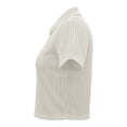 thumbnail image 2 of Blusa George para Mujer Tipo Polo Tejida, Manga Corta Blanco Talla CH, 2 of 4