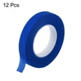 thumbnail image 3 of Cinta floral Uxcell de 12 rollos de 1/2 pulgada y 30 yardas, cinta adhesiva impermeable para envolver ramos de flores, azul, 3 of 5