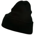 thumbnail image 3 of Canada Maple Leaf Embroidered Long Beanie - Black White OSFM, 3 of 5