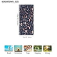 thumbnail image 3 of LYEAA Beach Towels Microfiber 75x150cm Sandproof Bath Towel Seaside Sitting Blanket Shawl Sweat Towel Lightweight Beach Mat for Travel Vacation Swimming Pool, 3 of 7