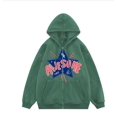 thumbnail image 1 of CNKOO Femmes Zip up Sweat-Shirt à Capuche Imprimé Star de la Mode avec Poches, 1 of 2