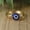 Blue, variant on Demon Eye Ring Copper Unisex Geometric Band Dark Blue Gold Water Blue Gold Red Gold Black Gold Sizes 6 7 8 9 10