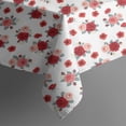 thumbnail image 5 of Pioneer Flower Floral Print Pattern Square Tablecloth, Waterproof Wipeable Spillproof Washable Table Cover for Home Kitchen Party and Daily Decor 60"x60", 5 of 6
