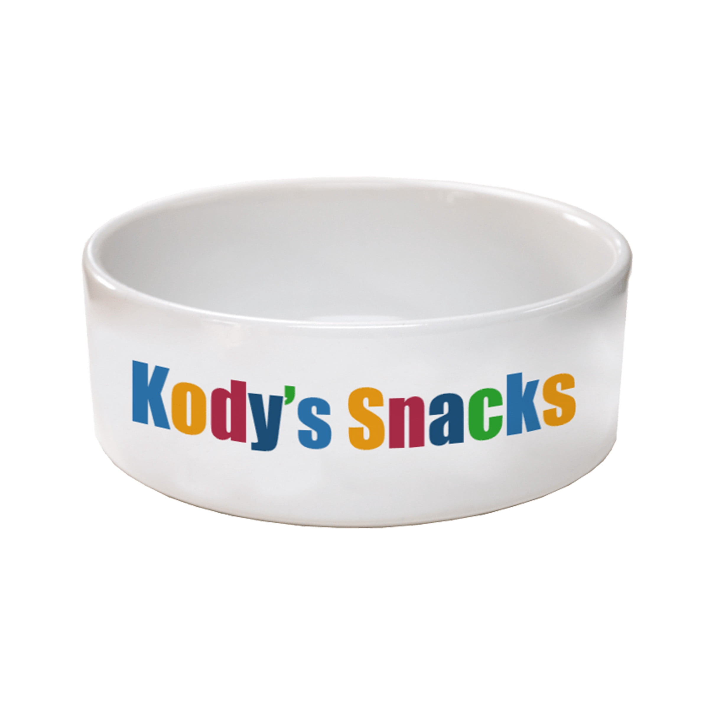 JPPlus Ceramic Sublimation Bowl, Gloss White, 7" Diameter Food Safe For Pet Bowls, Candy Bowls, Key Dish for Dye Sublimation Heat Transfer (7 Inch (Case of 12))