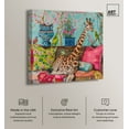 thumbnail image 2 of Lounging Giraffe II Canvas Trendy Animal Art by Art Remedy, Gallery Wrapped, 40" x 40", 2 of 7